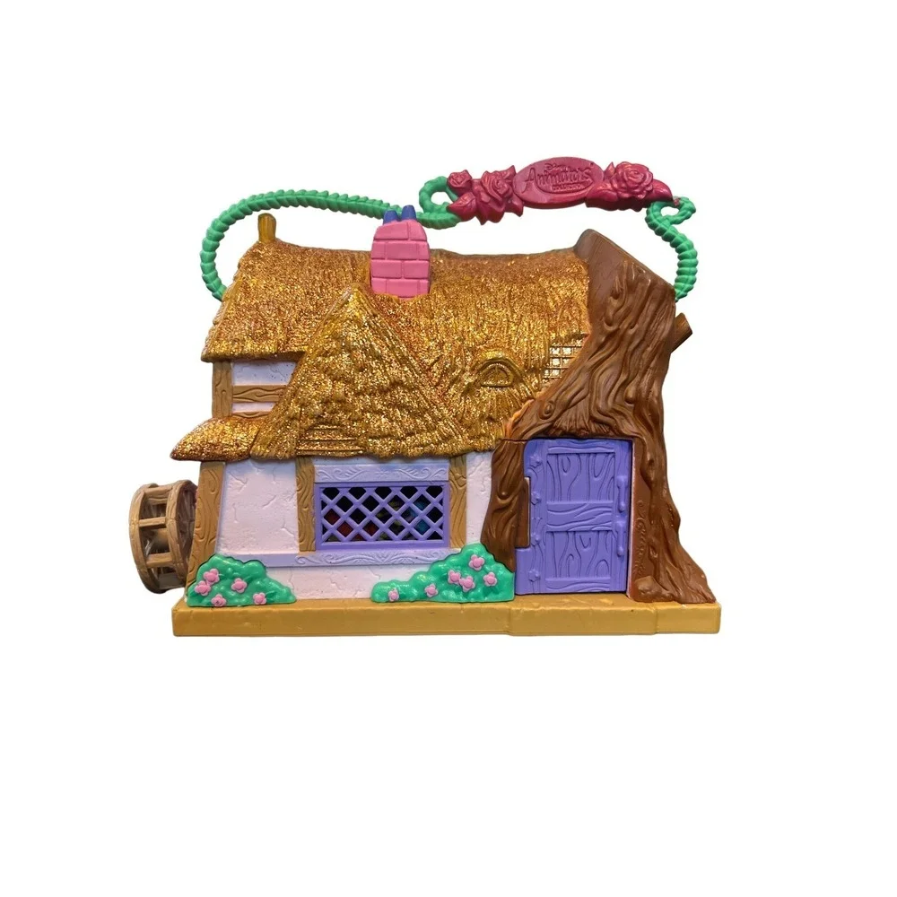 2 Disney Animators Collection Littles Aurora Cottage & Lilo & Stitch Playset‎